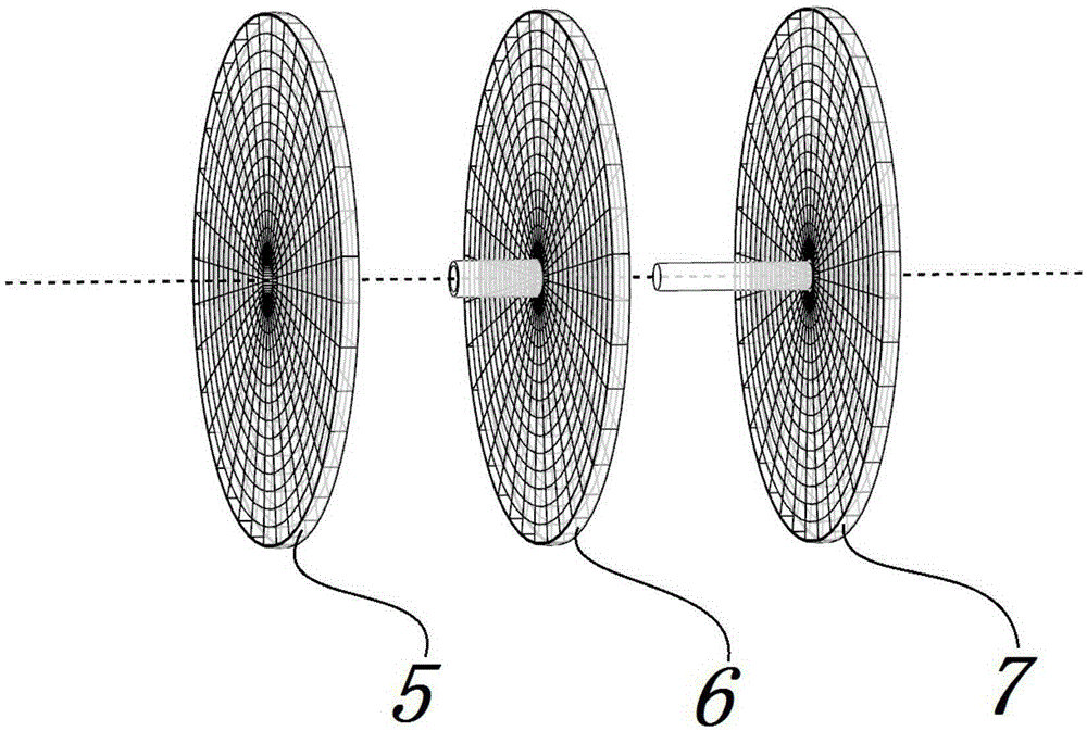 Circumferential intake distortion suppression grille for ramjet engine and its design method