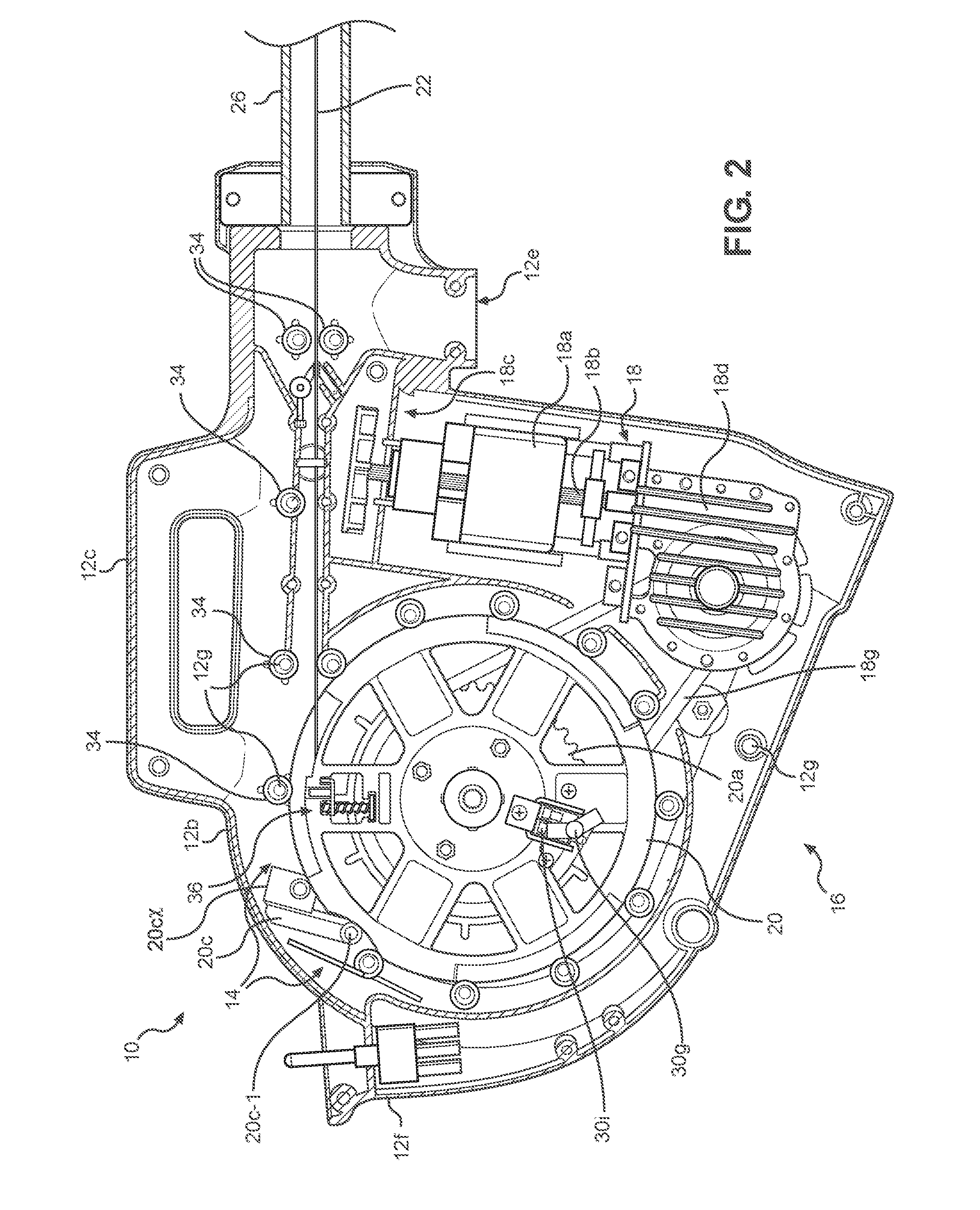 Pivoting tube brush