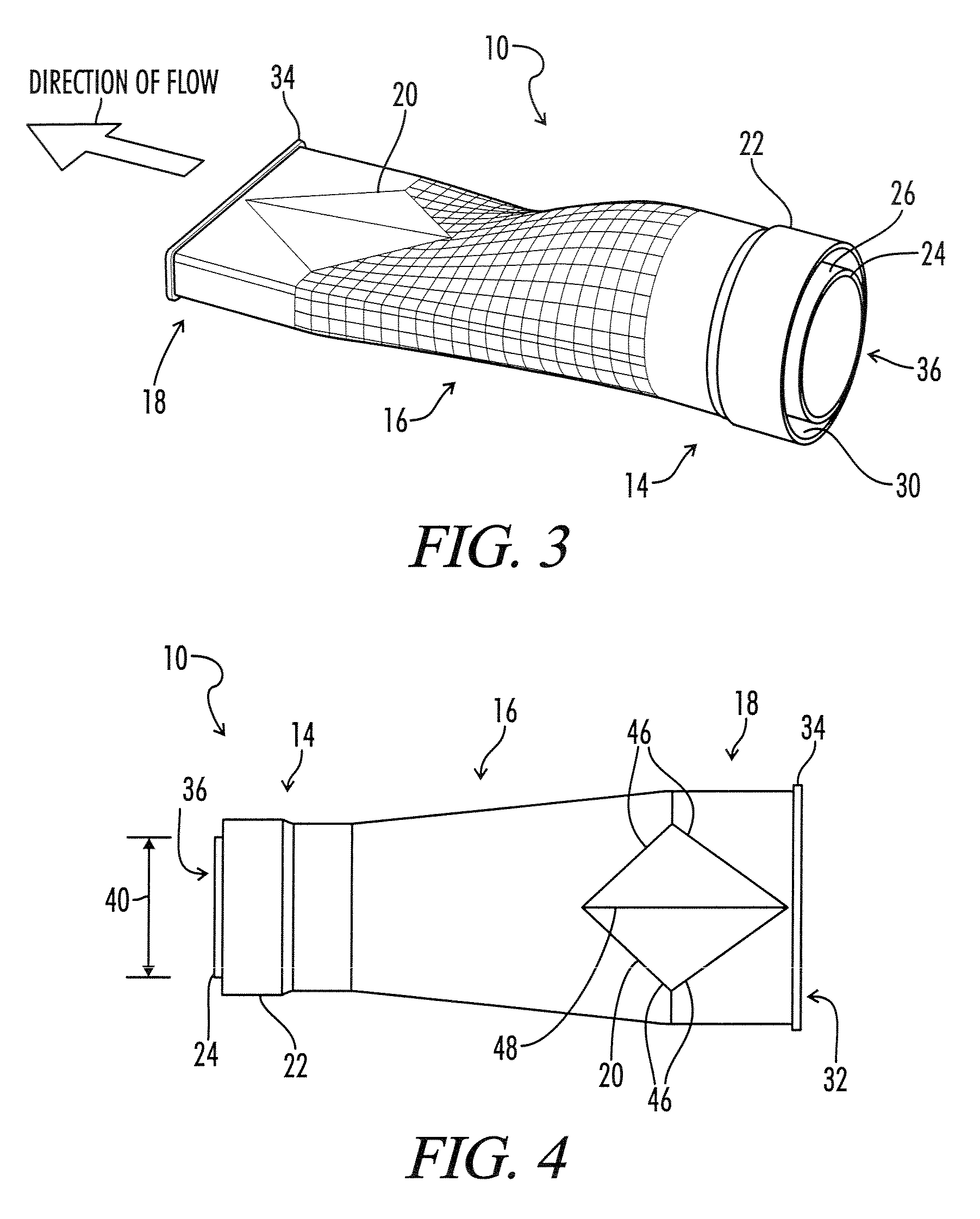 Low profile attachment for emitting water