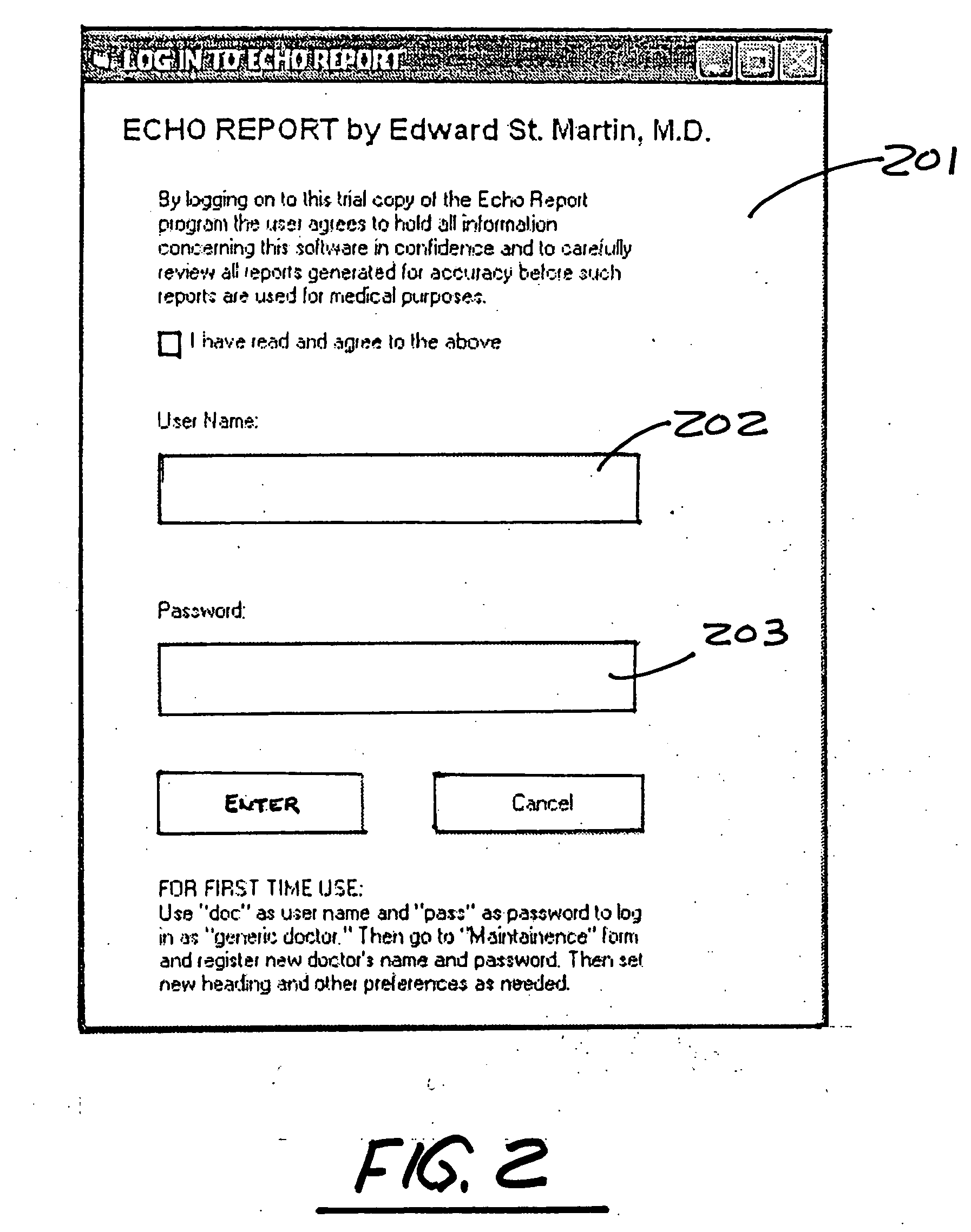 Method and system for generating an echocardiogram report