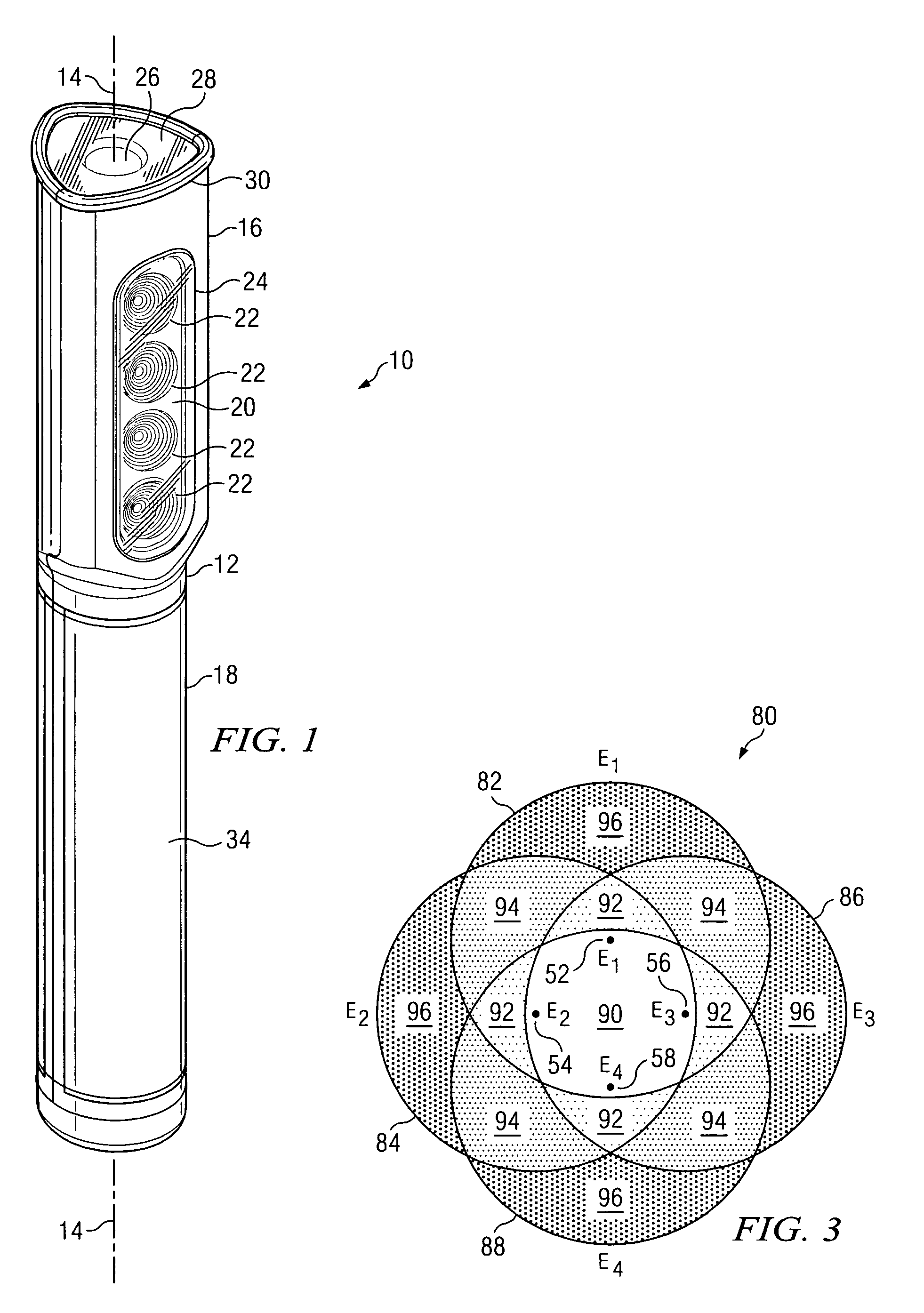 Unitary reflector and lens combination for a light emitting device