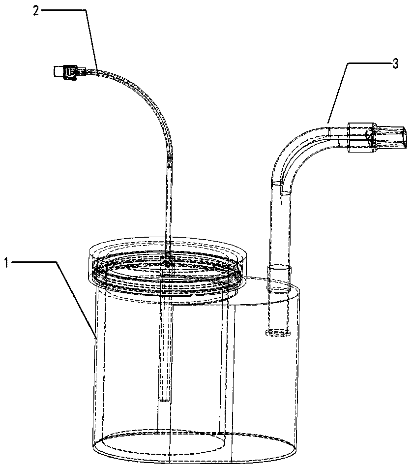 Elastomer blowing and kneading dual-use laryngeal cannula humidifying atomizer