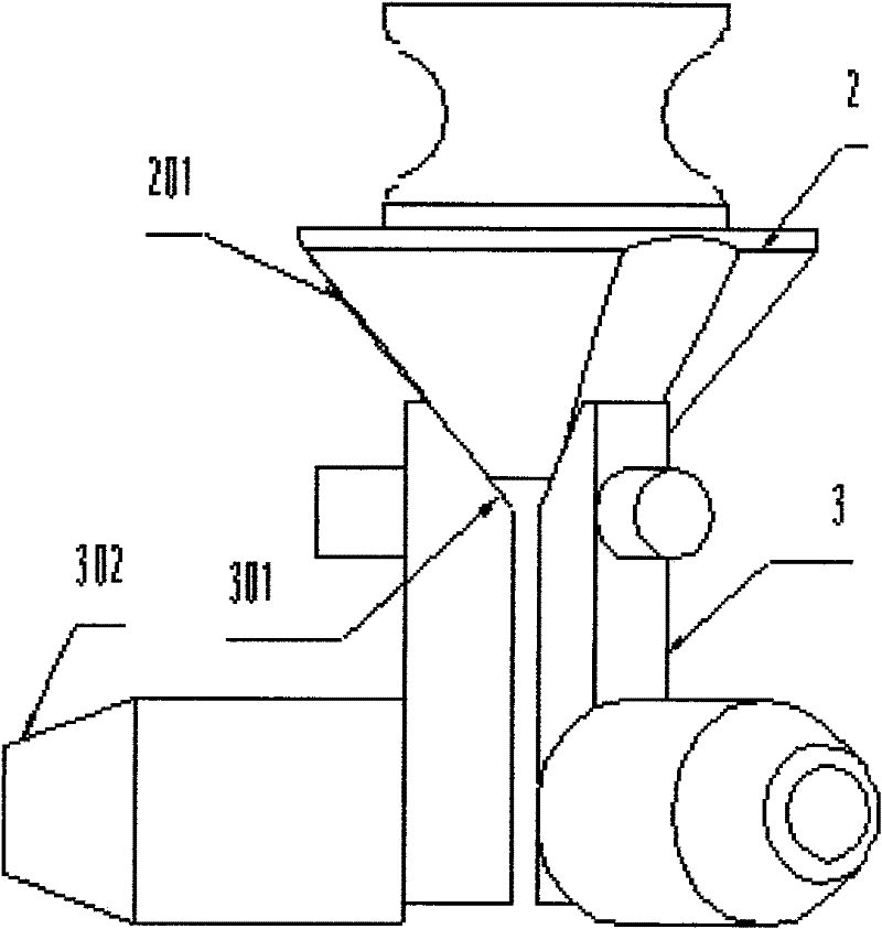 Measuring instrument for the axial position of the r-groove of the roller cone bit for oil