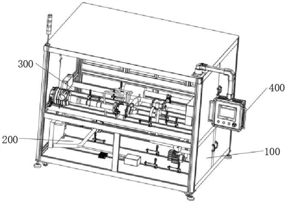 Hydrogen fuel cell air compressor detection device