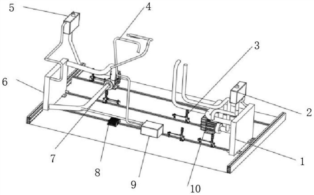 Hydrogen fuel cell air compressor detection device