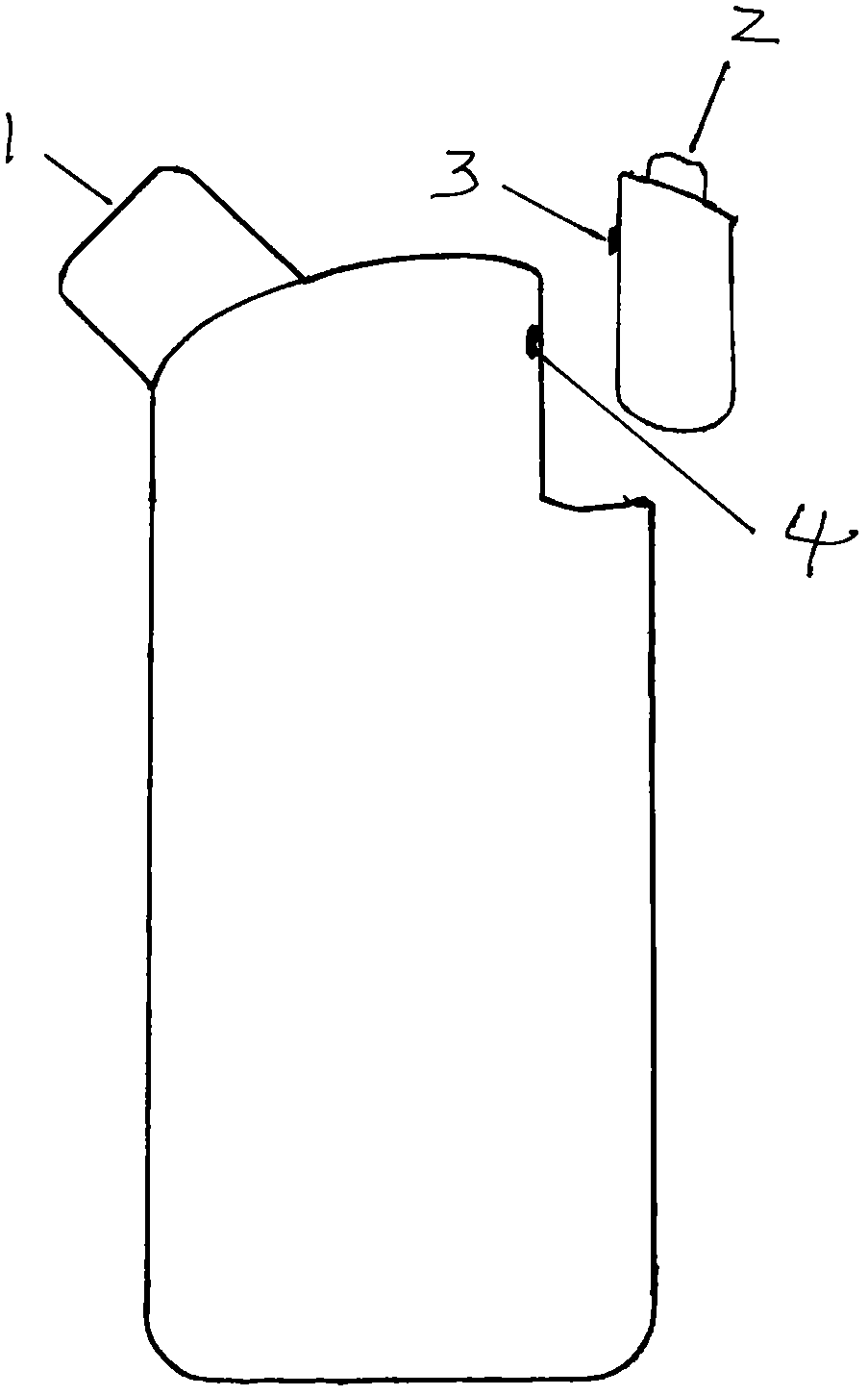 Primary-secondary distribution beverage bottle