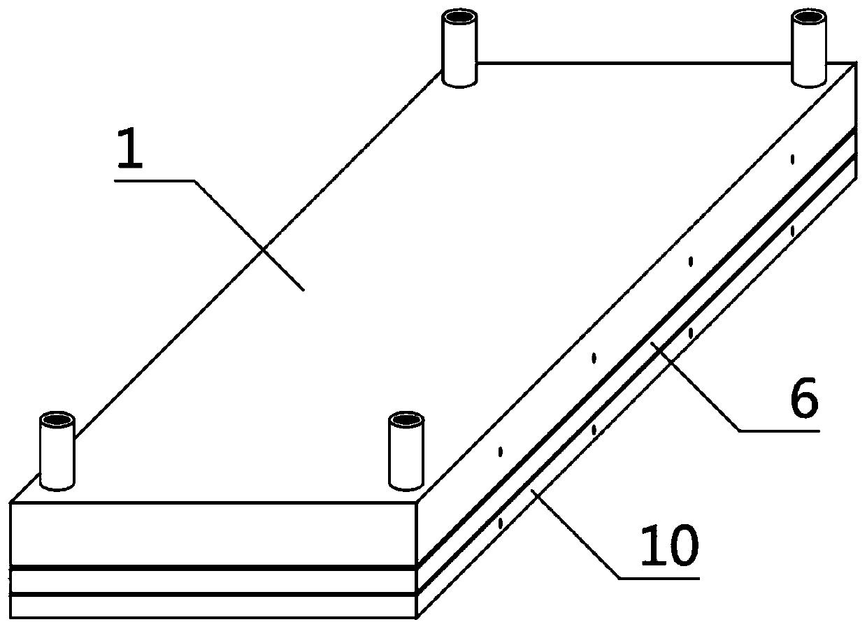 Metal key forming equipment with multi-layer die plate structure
