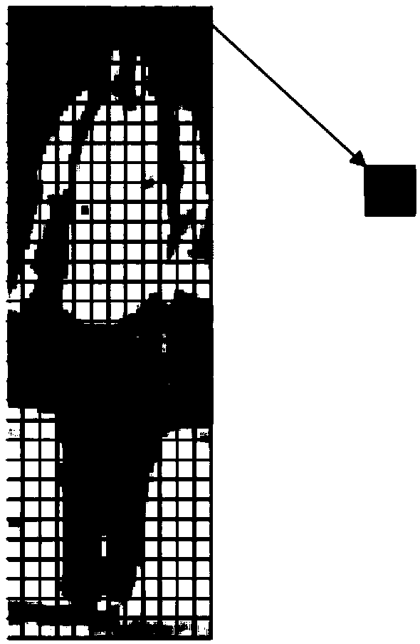 Person re-identification method based on background suppression