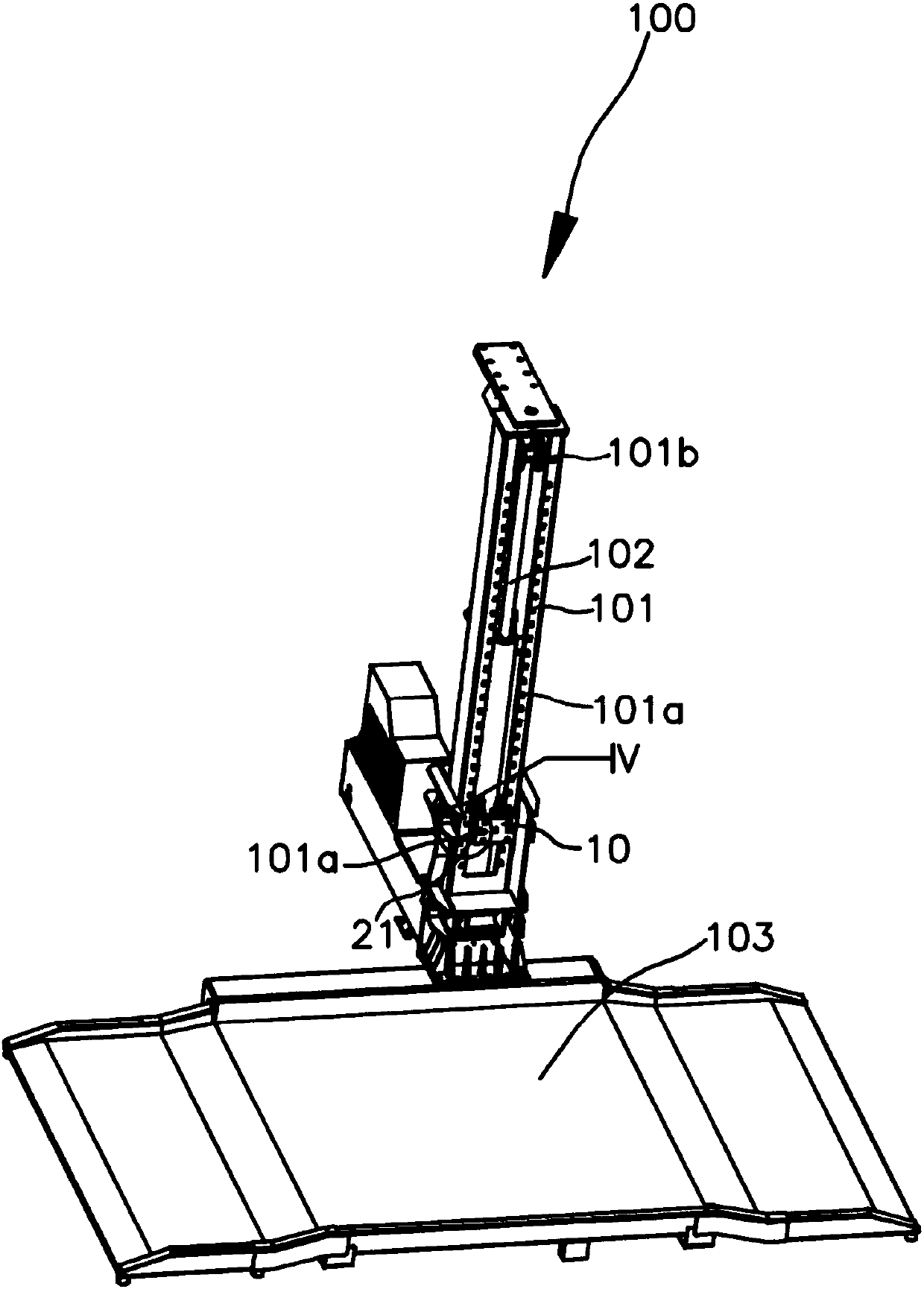 Anti-fall structure and lifting device