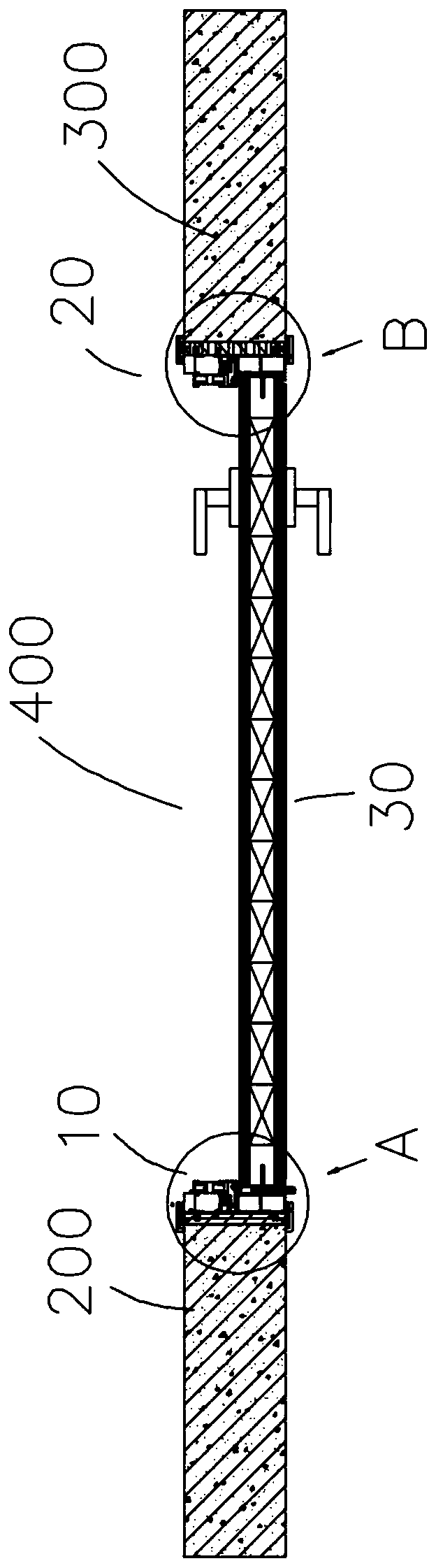 Finished door pocket structure