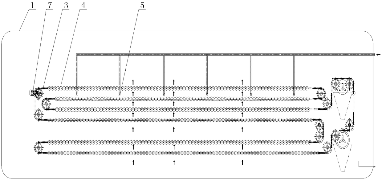 Belt type concentrated liquid evaporating, crystallizing and drying machine