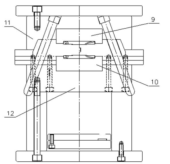 Die-casting connecting method and tool for cable connector