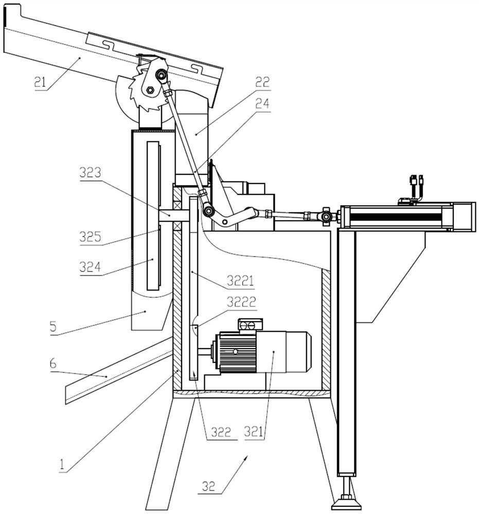 An automatic slicing device for slicing lemons