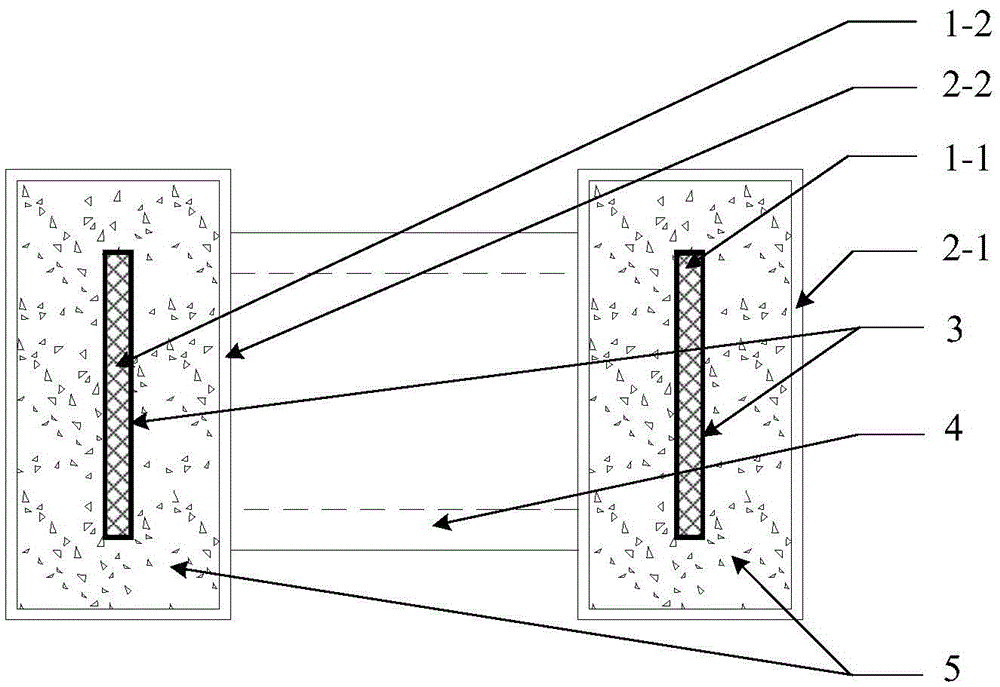 A separate anti-buckling brace connected by wavy webs