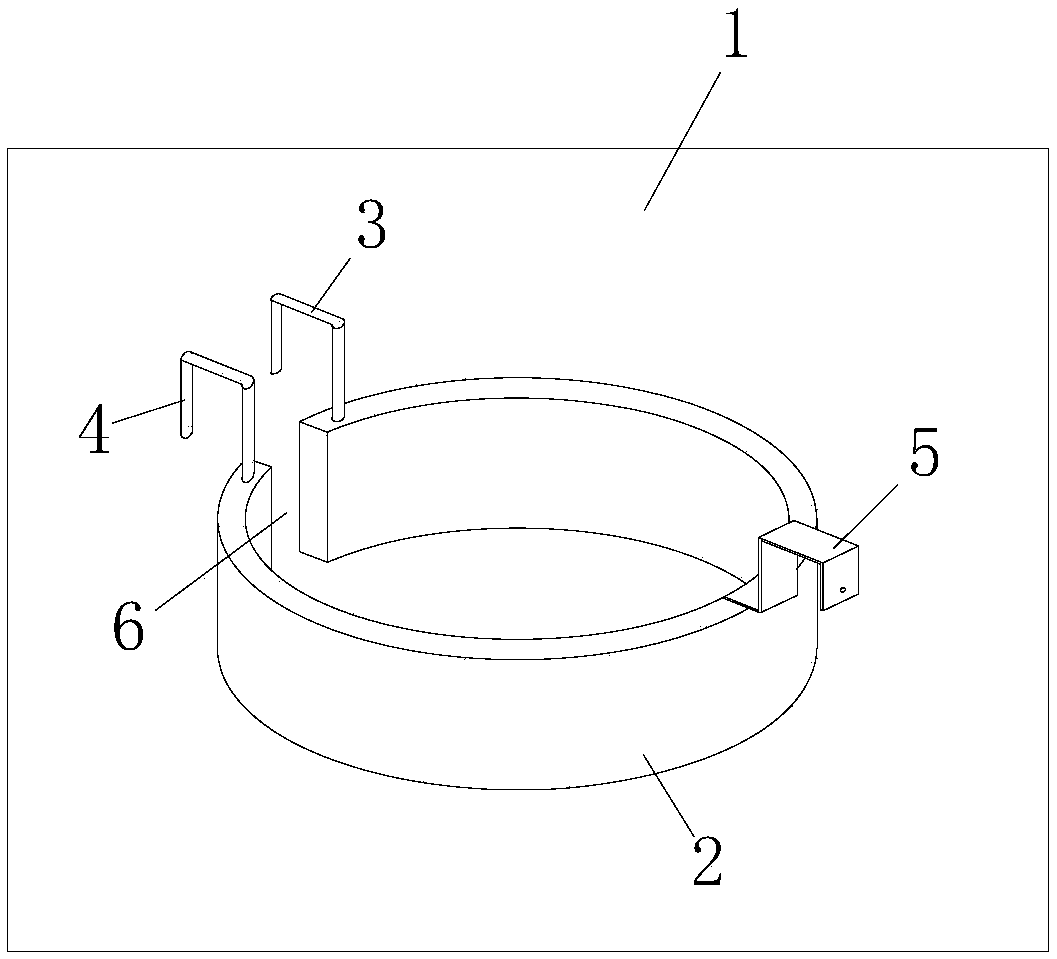 A cooling electrode for gallium electrolysis