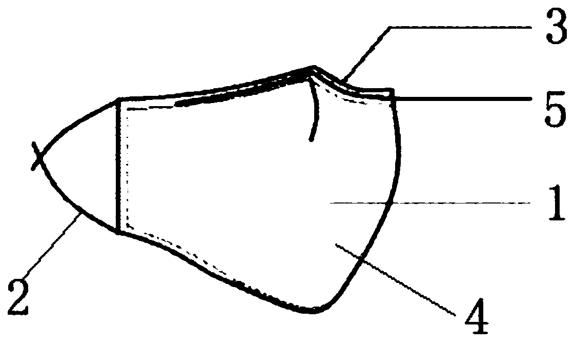 Antibacterial and environment-friendly mask containing zedoary oil nano-particle coating and preparation method thereof