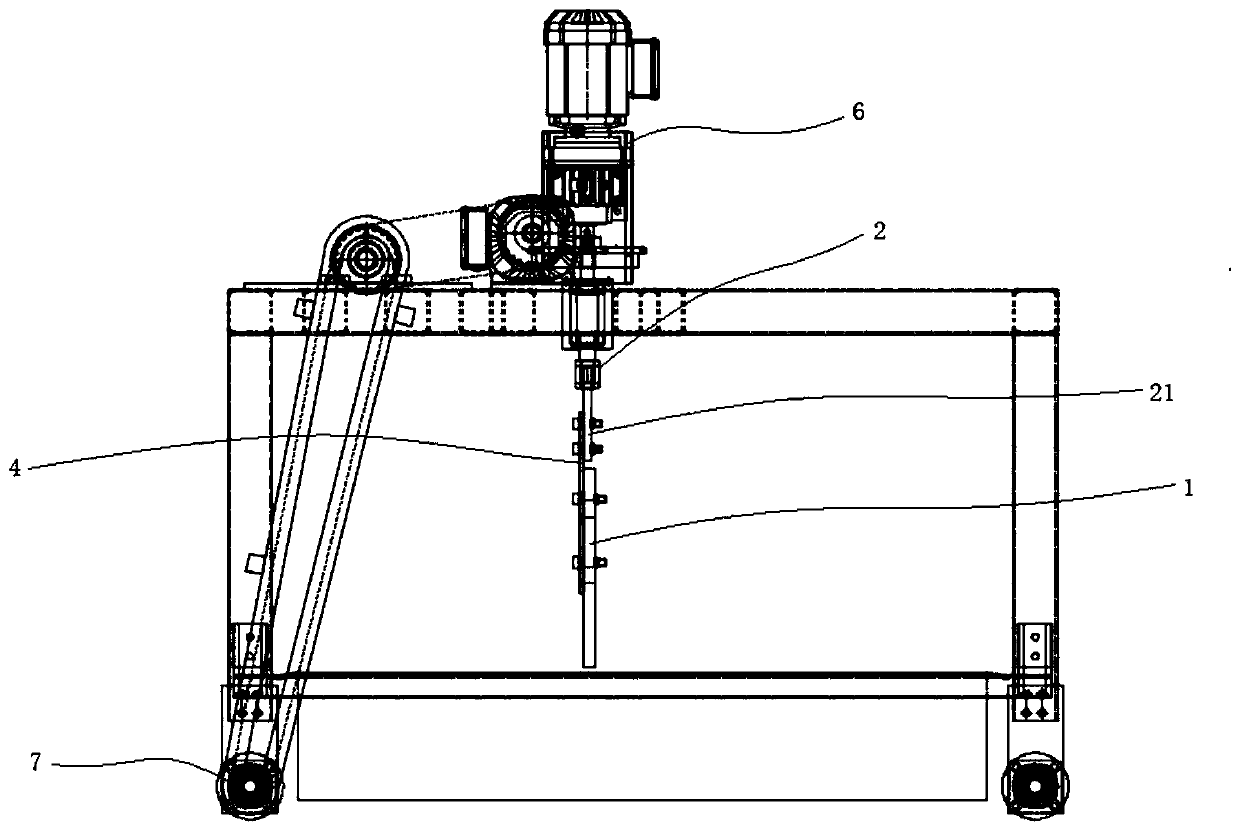 Blanking trolley and automatic feeding system and method based on blanking trolley