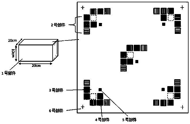 A device and method for selecting key components of digital radiological imaging equipment