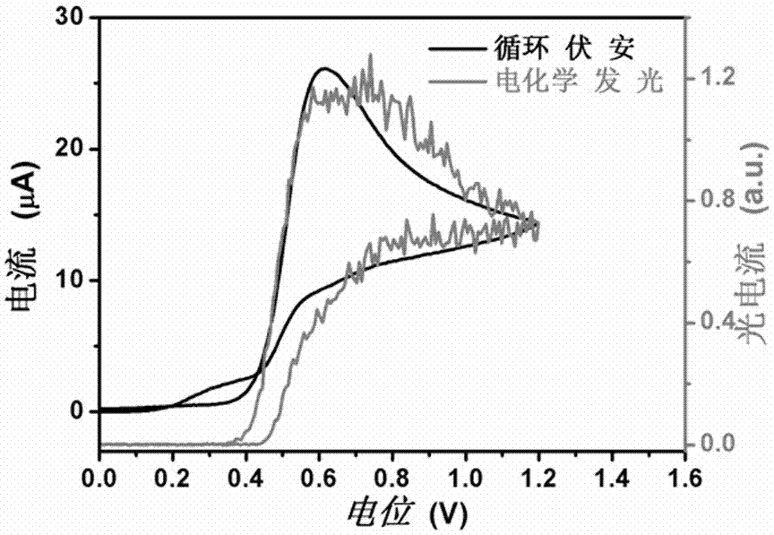 A kind of electrochemiluminescent compound and its application