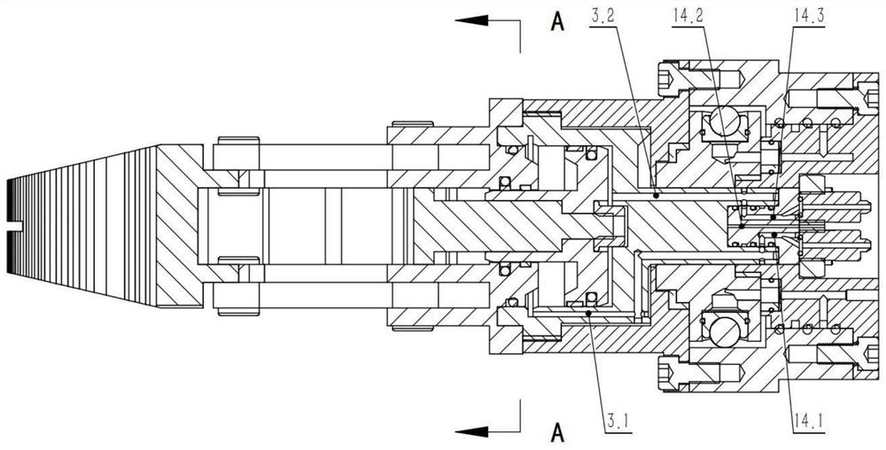 A hydraulically driven integrated manipulator end effector