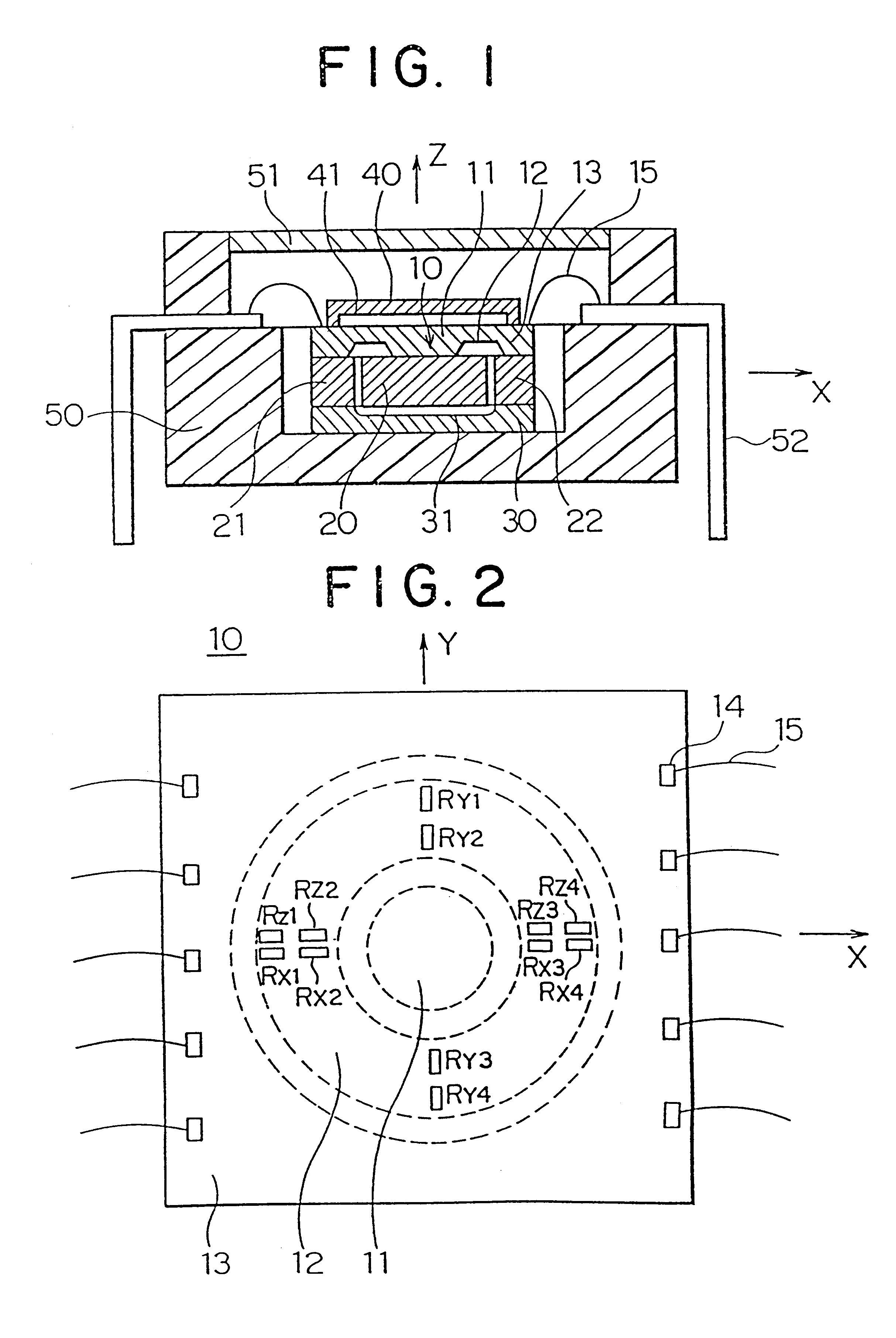 Method of manufacturing a sensor detecting a physical action as an applied force