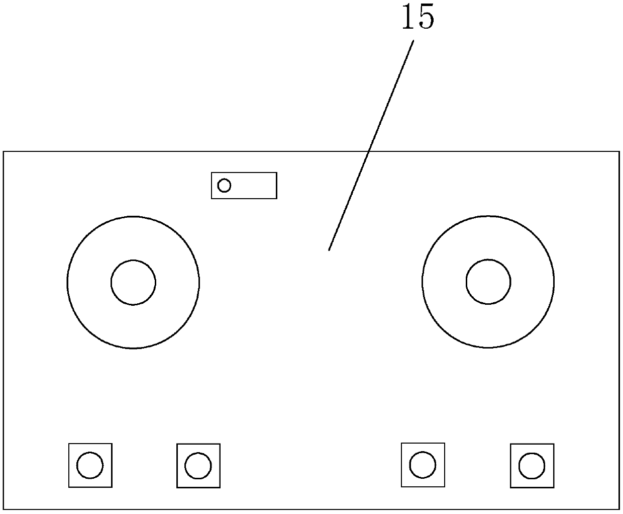 Small portable type symmetrical crane