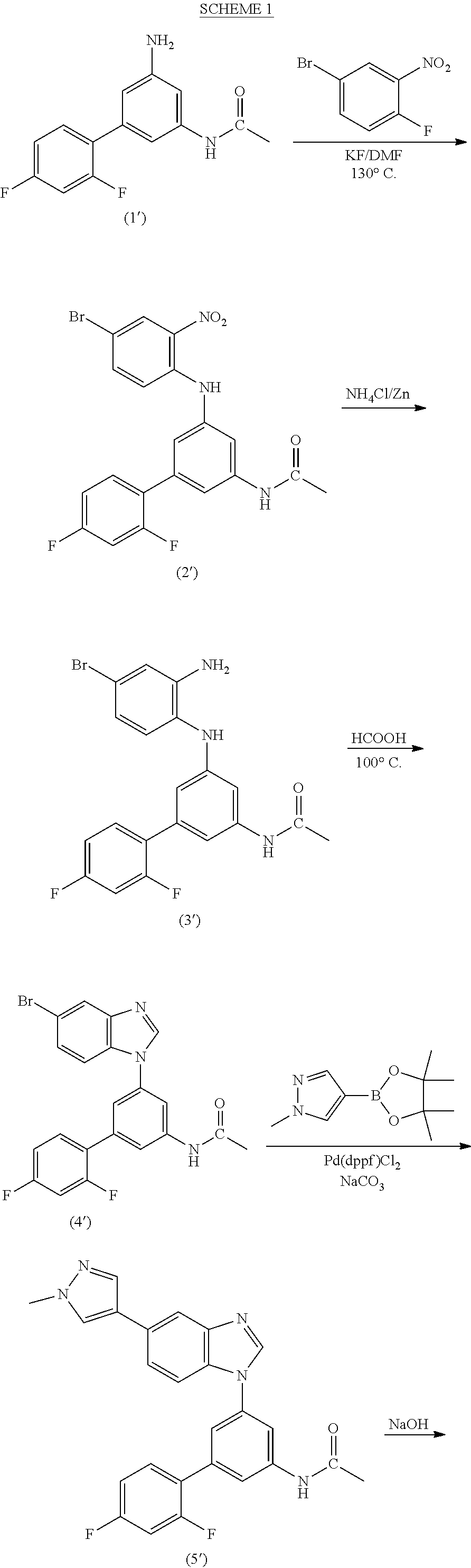 Process for the preparation of a sulfonamide structured kinase inhibitor