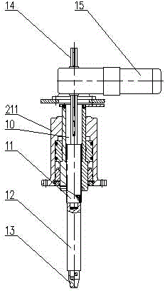 Vertical hydraulic riveting machine