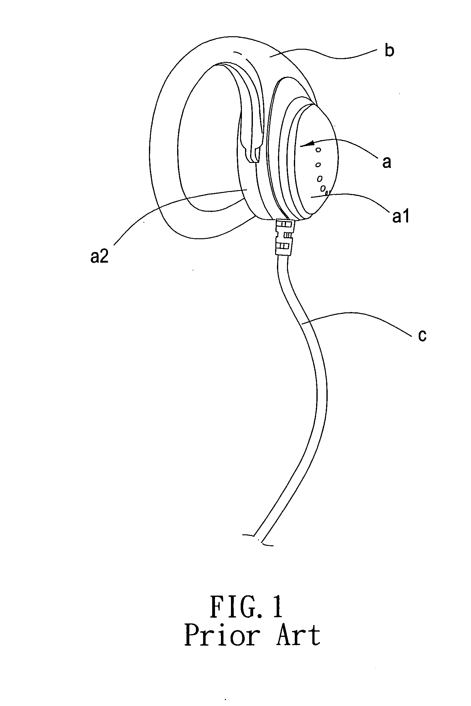 Sheathing-type earphone structure