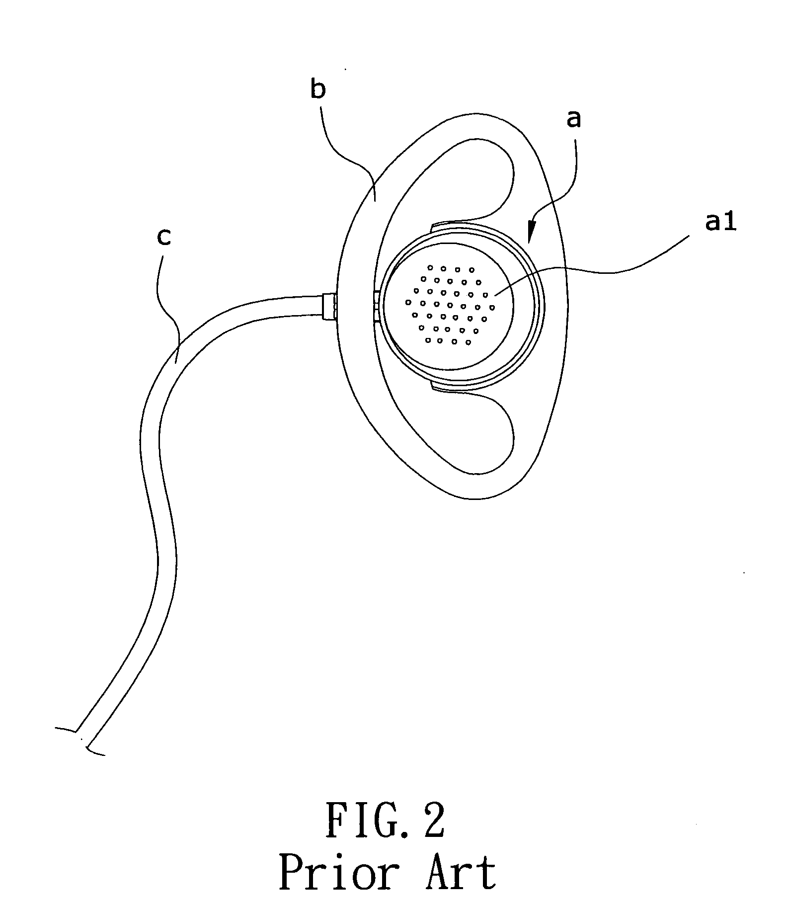 Sheathing-type earphone structure