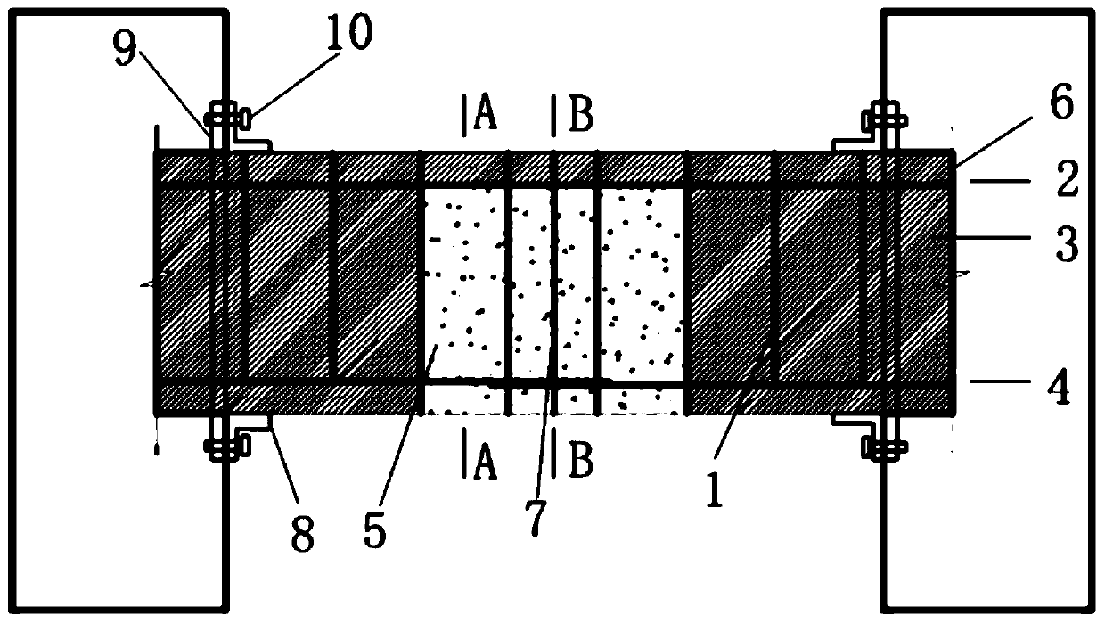 Self-repairing concrete and recycled aggregate assembled reinforced concrete coupling beam, and preparation methods thereof
