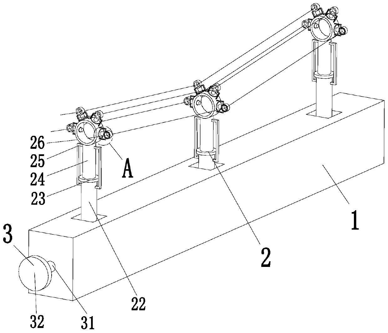 Textile yarn tension control mechanism and method thereof