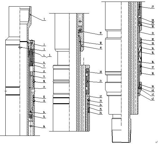 Oil jacket safety packer with anchoring function and method thereof