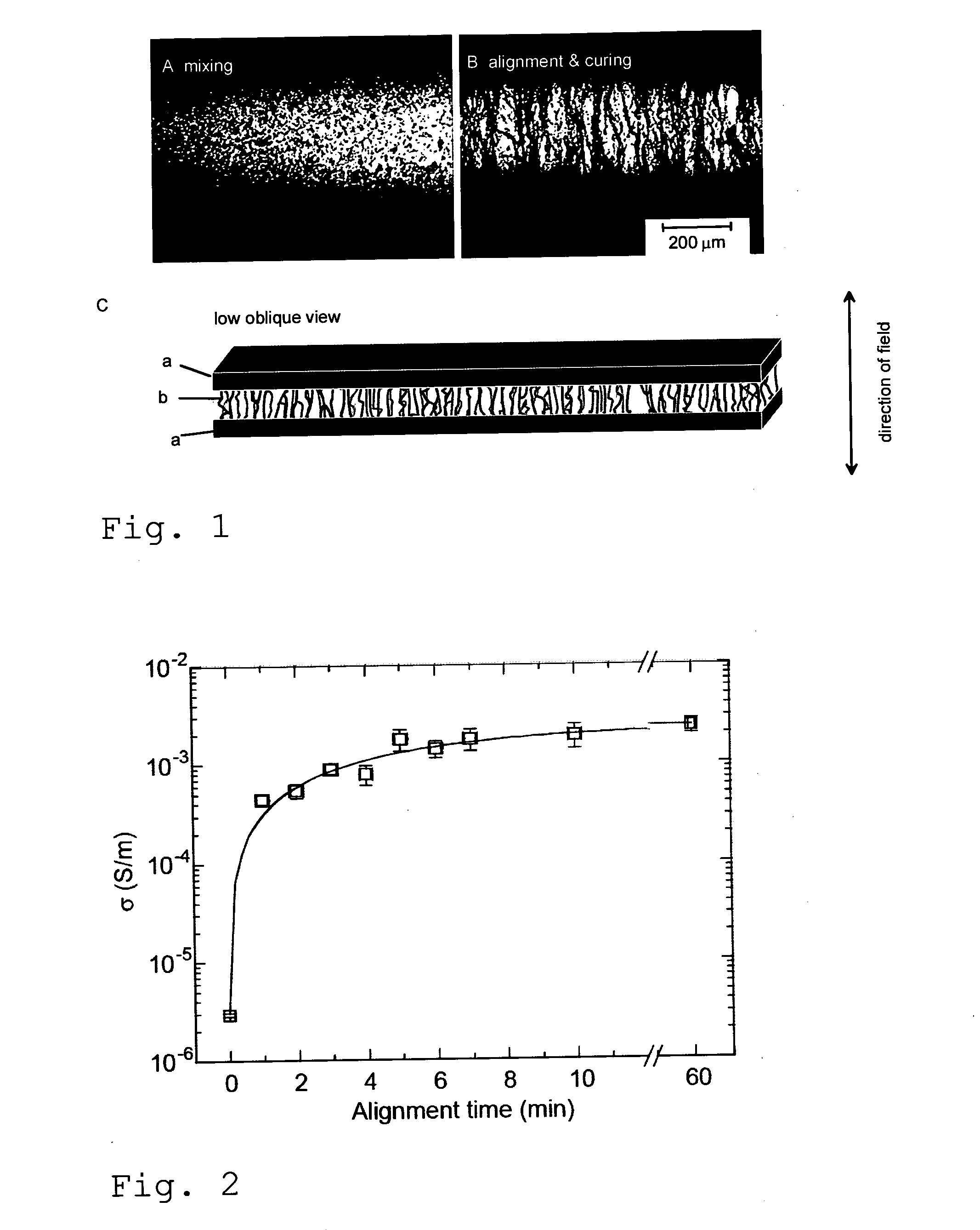 Anisotropic conducting body and method of manufacture