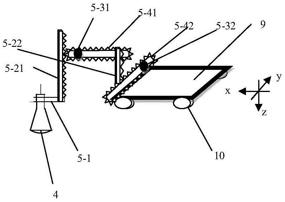 Visual measurement and 3D reconstruction method of model terrain in muddy water