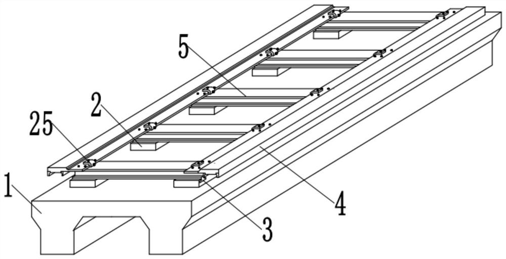 A support structure for an easy-to-assemble maglev vehicle track
