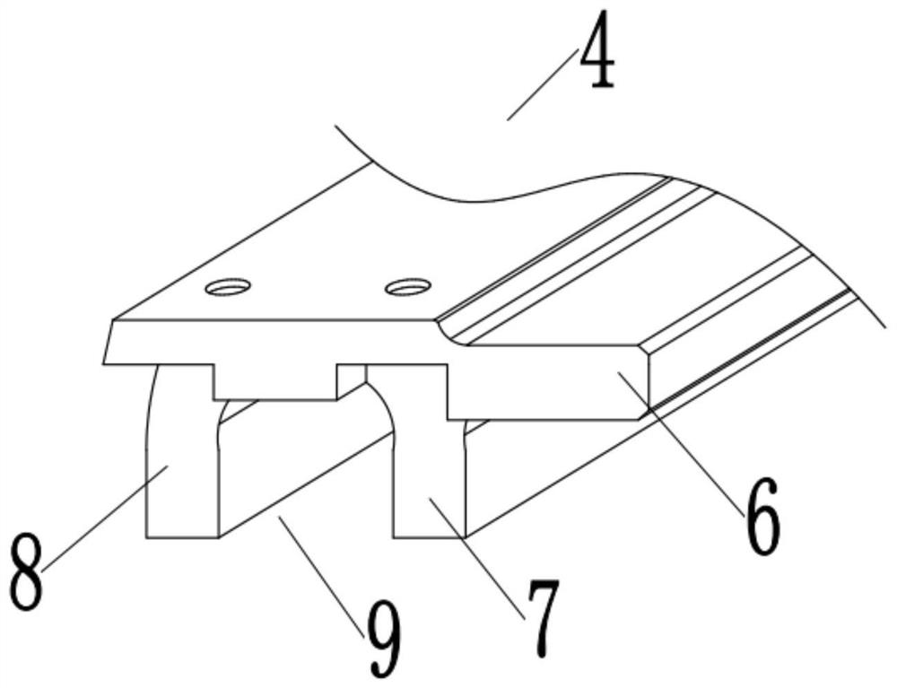 A support structure for an easy-to-assemble maglev vehicle track
