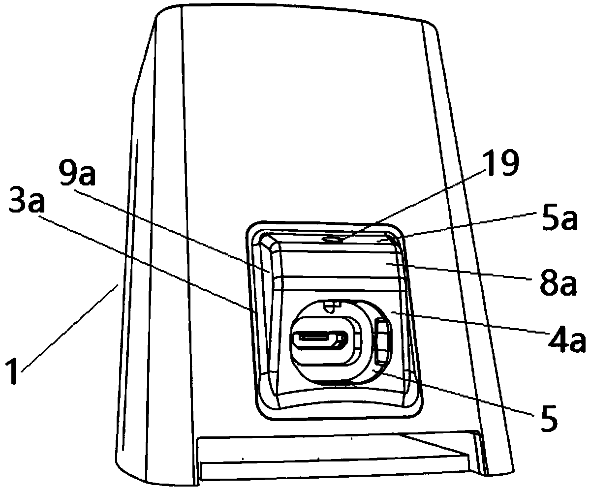 Locking mechanism and method for goods theft prevention
