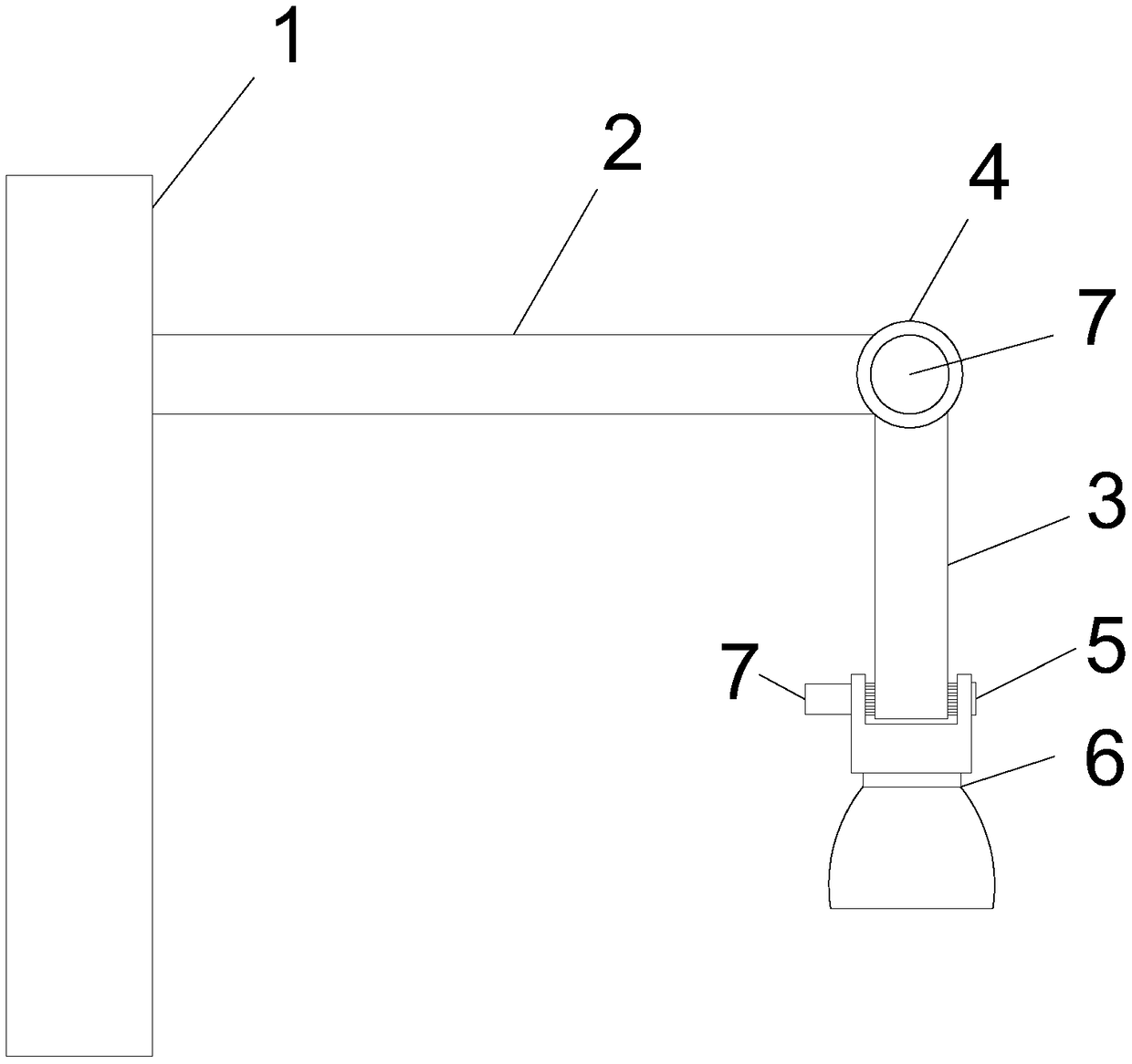 A method for control an alarm pan-head