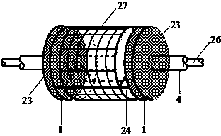 Combined biological turntable reactor for implementing one-step autotrophic nitrogen removal process