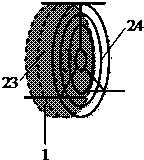 Combined biological turntable reactor for implementing one-step autotrophic nitrogen removal process