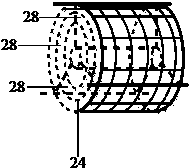 Combined biological turntable reactor for implementing one-step autotrophic nitrogen removal process