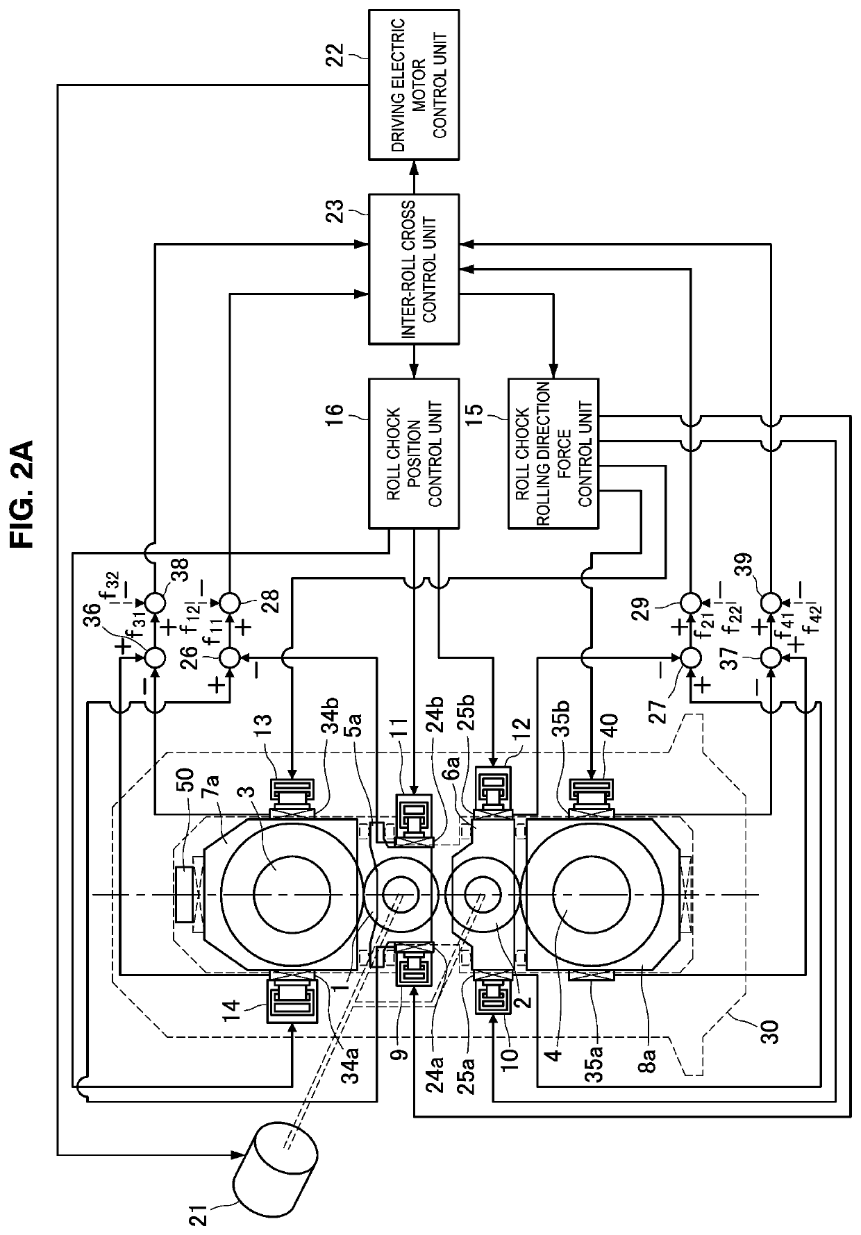 Rolling mill, and method for setting rolling mill
