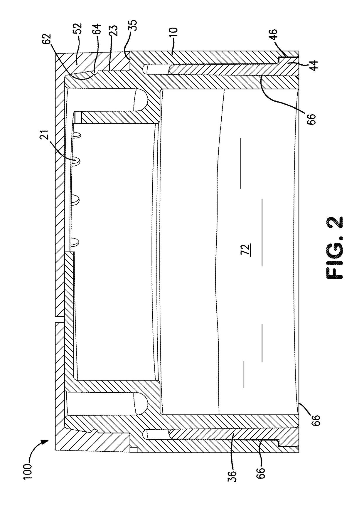 Sample cup and method for mounting a thin film of material across a sample cup