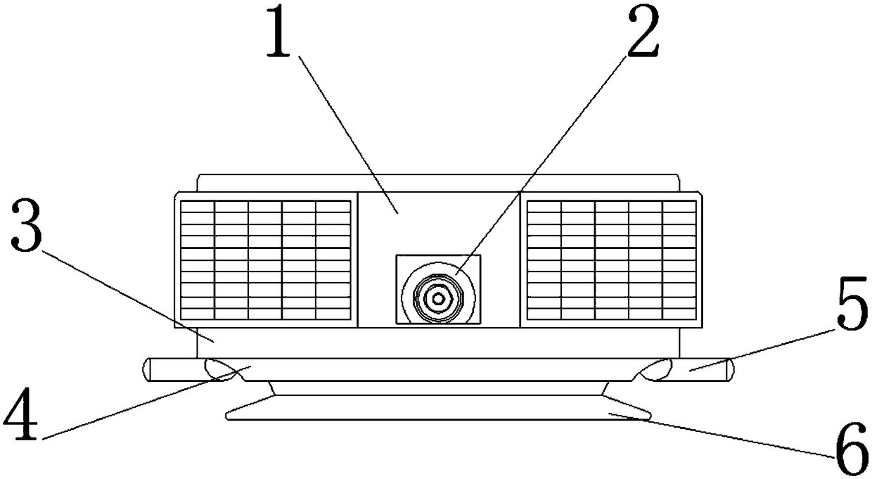 Projection device for computer education and teaching