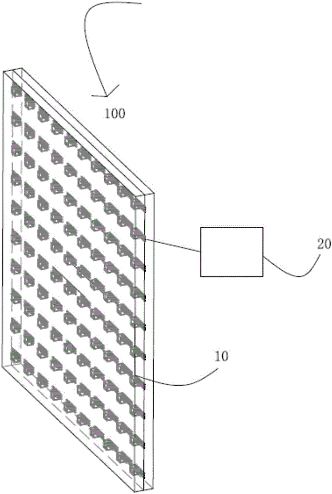 Novel LED (light-emitting diode) transparent display screen and manufacturing method thereof