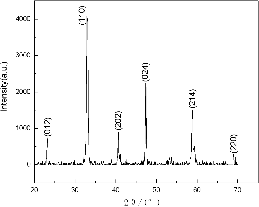 Perovskite Co-based composite negative electrode material as well as preparation and application thereof