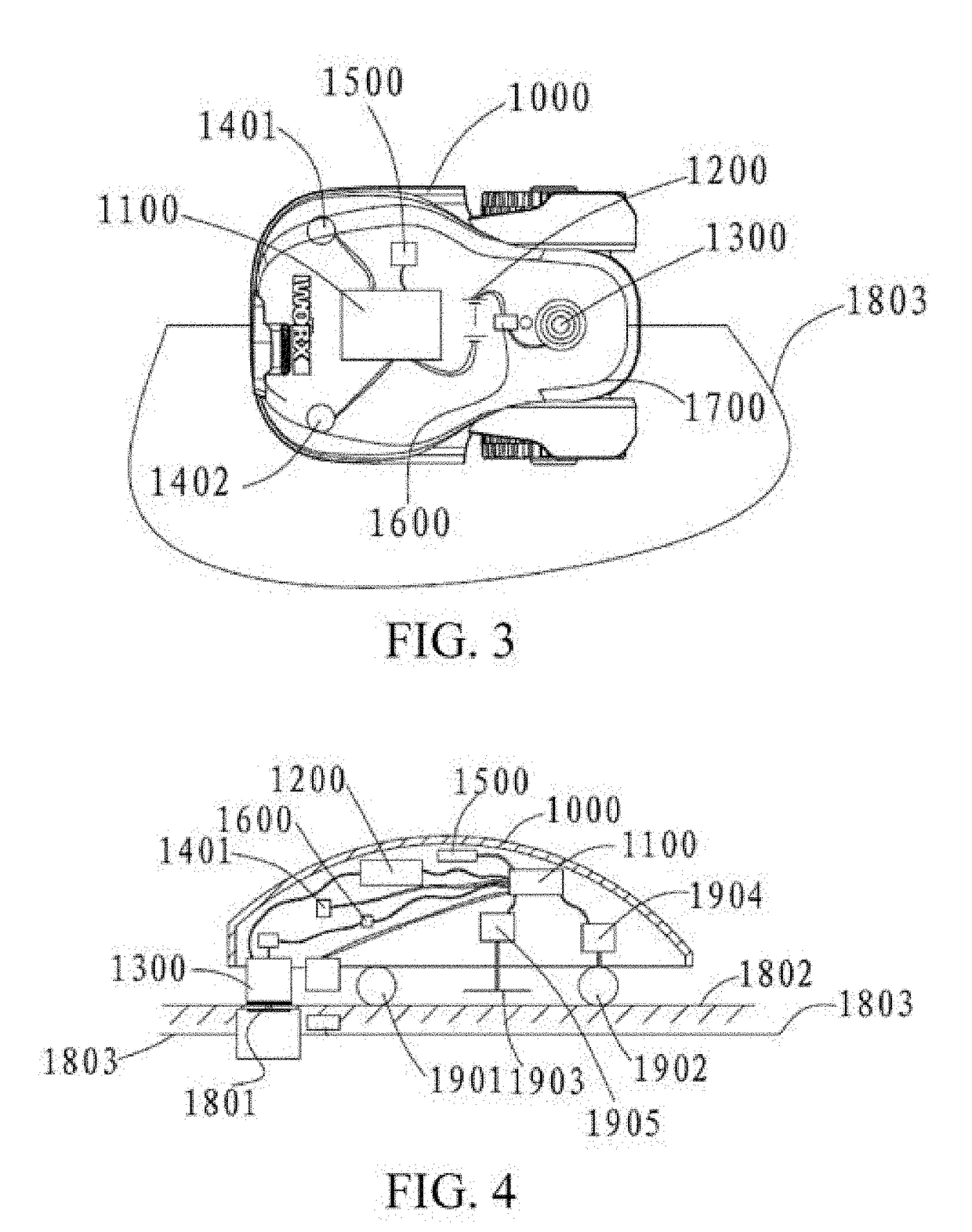 Autonomous Mobile Device and Wireless Charging System Thereof