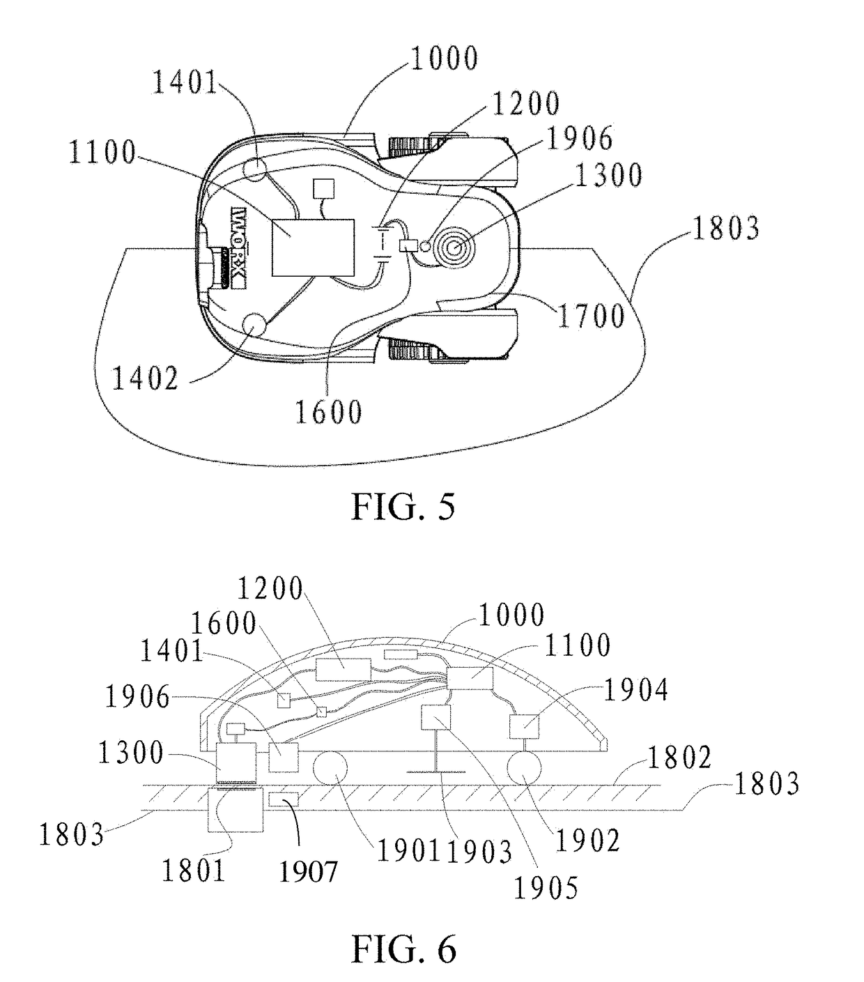 Autonomous Mobile Device and Wireless Charging System Thereof