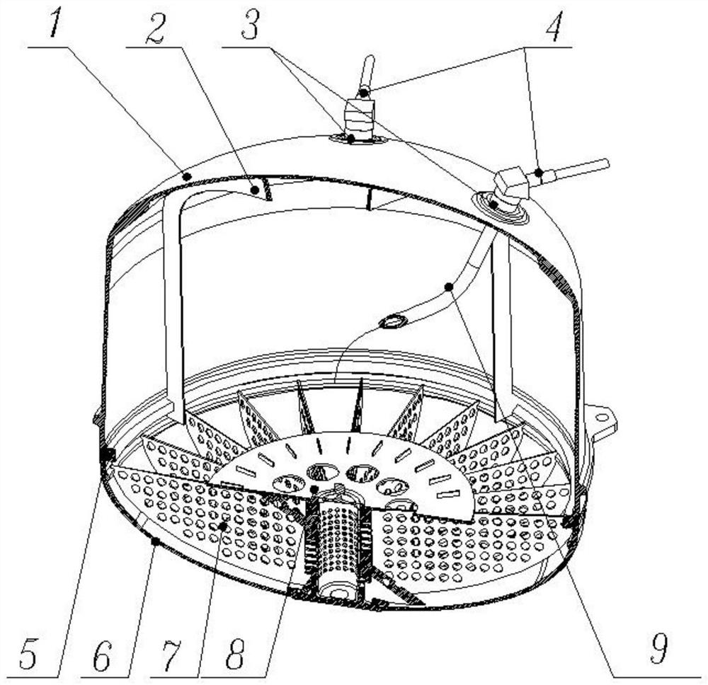 A plate surface tension tank